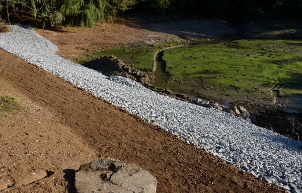 Landscape Swales Installation in Muskegon