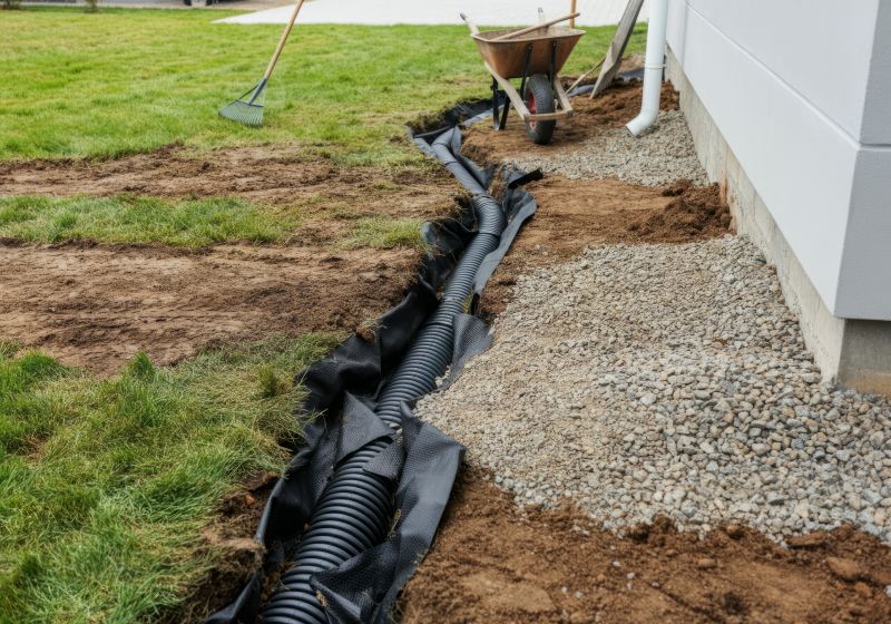 Outdoor Drain Installation